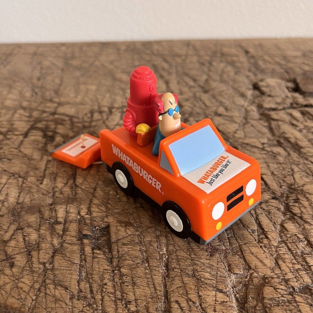 Whataburger Kids Meal Toy The Evil Dr. Stale Robot Car Pull String